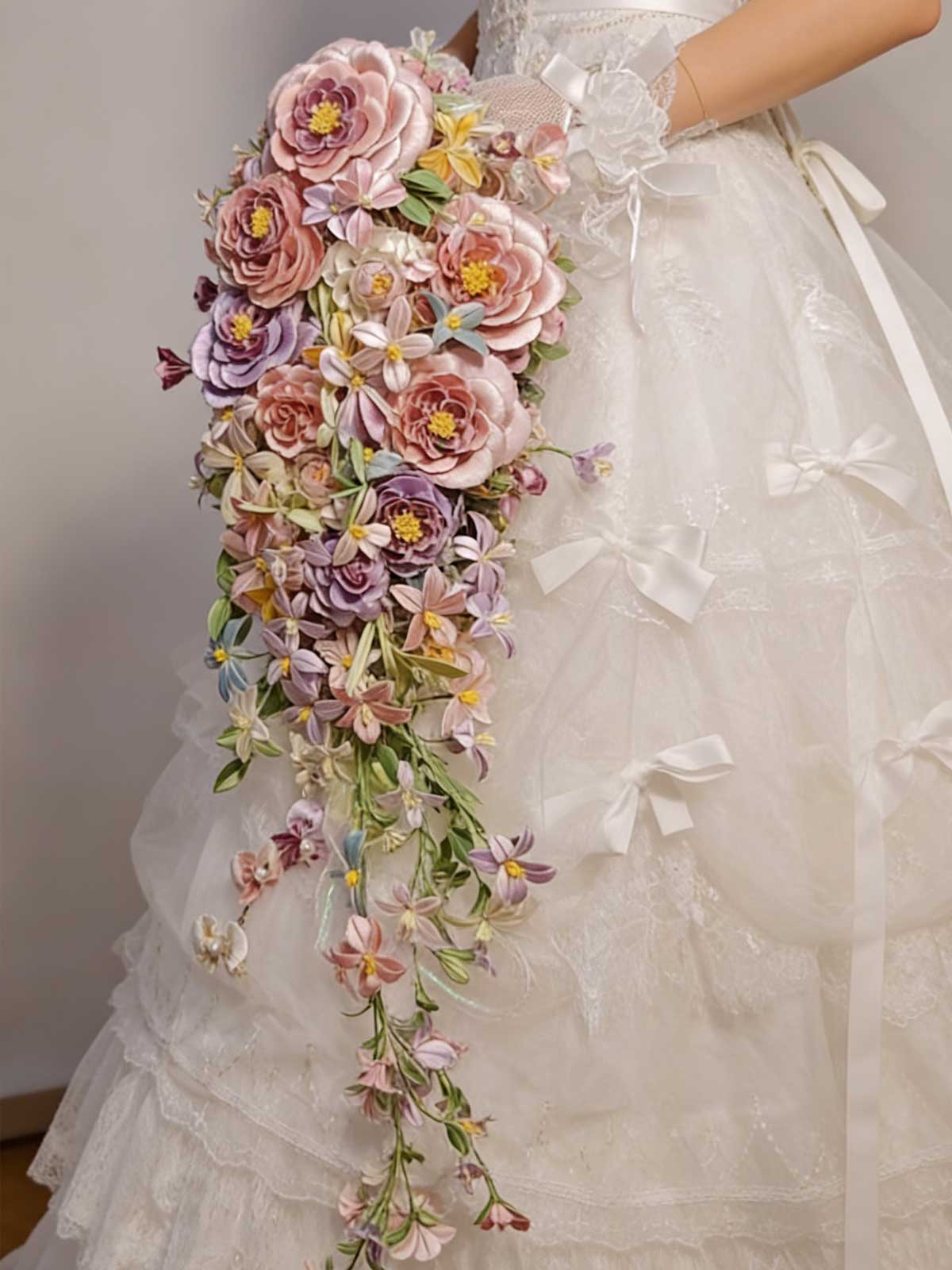 Customesized Bride's hand-held bouquet wedding bouquet Hand Made Chanhua