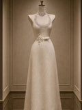 Elegant Halter Neck Gown with Crystal Embellishments & Fuzzy Textured Skirt