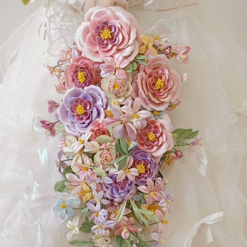 Customesized Bride's hand-held bouquet wedding bouquet Hand Made Chanhua