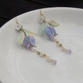 Traditional Floral Knot Dangle Earrings - Perfect for Hanfu & Gowns