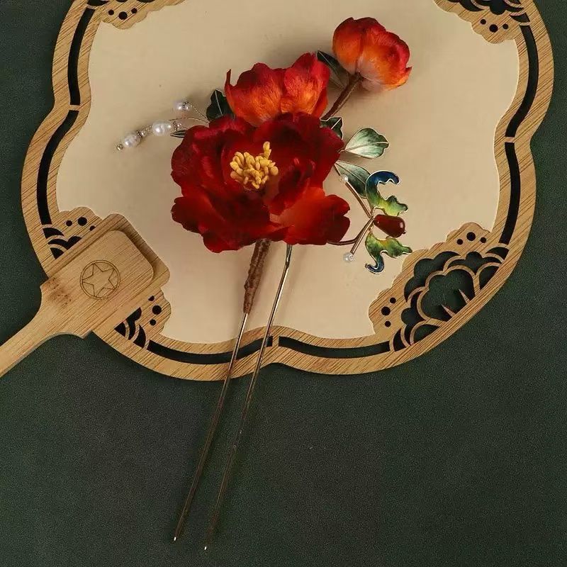Wedding Dress Accessories Hairpin Headwear with Hand Made Ronghua